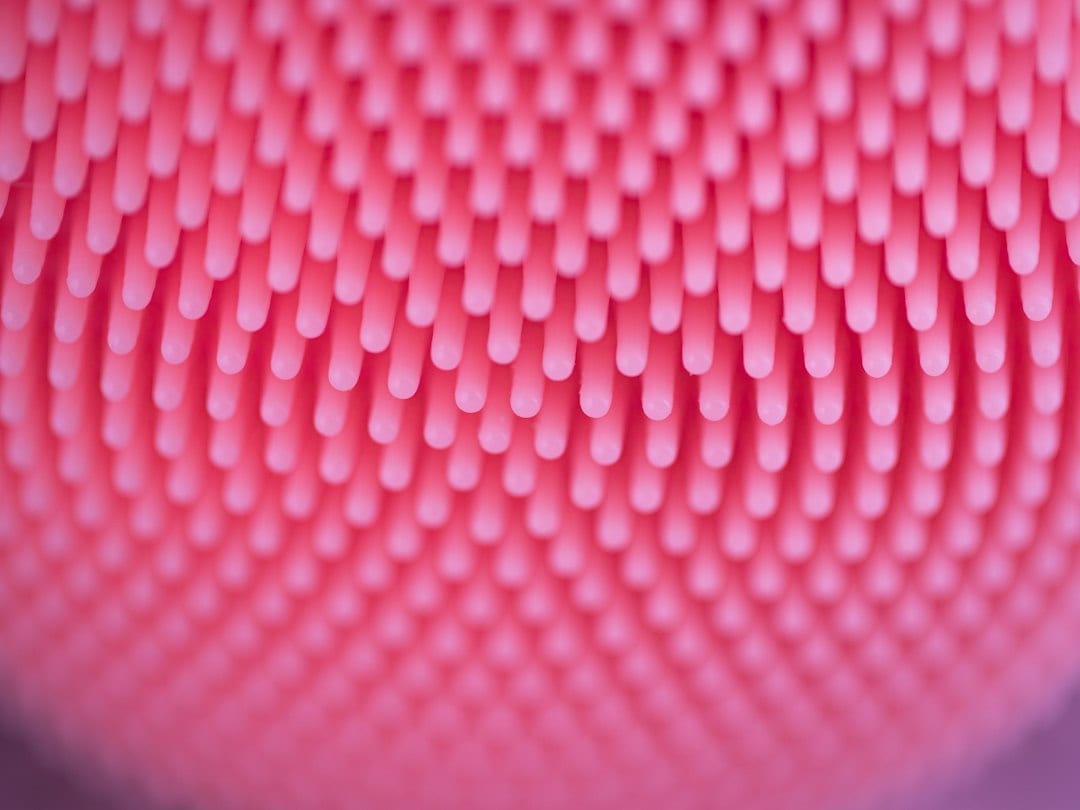 Premium silicone material texture close-up